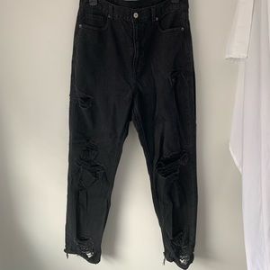 american eagle mom jeans